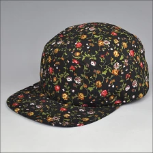 China custom 5-panel camp cap, 5 panel custom hat company manufacturer