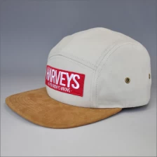 China custom 5 panel hat with embroidery patch manufacturer