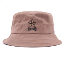 China custom embroidery patch cotton bucket hat manufacturer