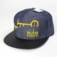 Китай пользовательская вышивка с капюшоном с логотипом, простая шляпка snapback дешево производителя