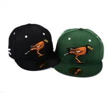 Cina cappelli di snapback ricamo personalizzato, cappelli di snapback di design produttore