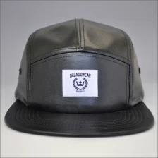 China custom leather snapback cap manufacturer
