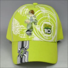 porcelana personalización bordada sombrero de los cabritos en amarillo fabricante