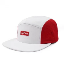 China embroidery patch 5 panels design logo snapback caps manufacturer