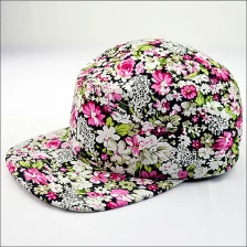 China fashion floral/colorful/multi-color snapback hats manufacturer
