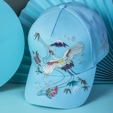 Chine logo de broderie de haute qualité, casquettes de baseball à 5 ​​panneaux fabricant