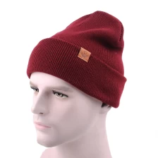 Chine chapeau d'hiver tricoté, beanie tricoté chapeau en gros fabricant
