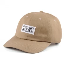 China chapéu de borracha simples do pai do logotipo, chapéu do pai do boné de beisebol fabricante