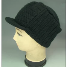 China polar fleece winter hats china, knitted beanie with top ball supplier manufacturer