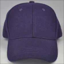 China purple metal strap back baseball cap manufacturer