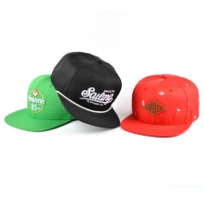 China snapback hats customize with embroidery logo manufacturer