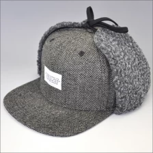Китай зимняя шерсть Snapback шляпа производителя