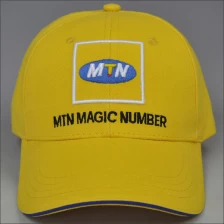 China yellow baseball caps hats manufacturer