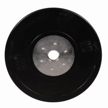 Chiny Black rubber competition bumper plates cross fitness products China manufacturer producent