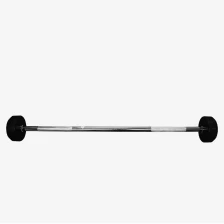 China China Rubber Fixed Straight Barbell Set Supplier manufacturer