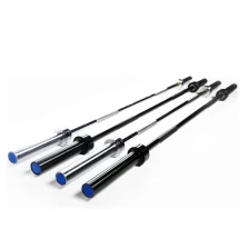 China China Supply Black hard chrome 2200mm olympic weightlifting bar  CF bar barbell with bearing manufacturer