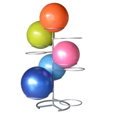 China China Supply Wholesale Multi-function Gym Equipment Yoga Ball Rack For Stocking Fitness Training Ball manufacturer