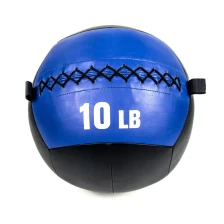 China Custom PU Leather Soft Medicine Wall Ball For Weight Training manufacturer