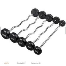 China Folding lifting barbell lifting weights of commercial gym equipment manufacturer