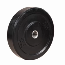 China High Quality Weight Lifting Solid Black Rubber Bumper Plate From China Hersteller