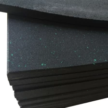 Κίνα Hot sale rubber floor mat gym black floor mat factory directly sale κατασκευαστής