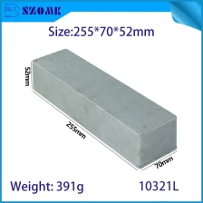 China 10321L 255*70*52 MM Aluminum Metal Stomp Box Case Enclosure Guitar Effect Pedal manufacturer
