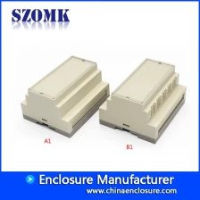China 105*87*59mm SZOMK Hot Selling ABS Material Plastic Enclosure For Electronics Plastic PLC Din Rail Project Box/AK80004 manufacturer