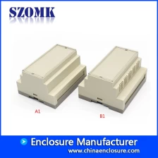 中国 105 * 87 * 59ミリメートルSZOMK熱い販売のABS材料エレクトロニクスのためのプラスチックエンクロージャプラスチックPLCのDinレールプロジェクトボックス/ AK80004 メーカー