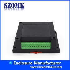 China High quality customizable din rail plastic encolsure with terminal block  AK-P-03a  115*90*40mm manufacturer