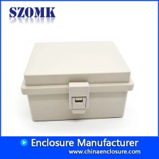中国 160 * 140 * 85mm SZOMK防水电子工程塑料盒仪表外壳铰链盒设备外壳/ AK-01-35 制造商