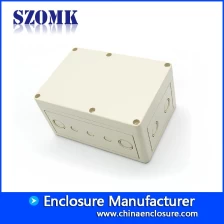 Китай 180 * 125 * 90 мм SZOMK ABS Пластиковый корпус Водонепроницаемый пластиковый проекционный ящик Электронный корпус для распределительной коробки для печатных плат / AK-01-10 производителя