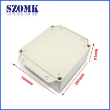 중국 205x166x91mm SZOMK IP65 플라스틱 울안 상자 전자 방수 플라스틱 울안 고품질 / AK-10023-A2 제조업체