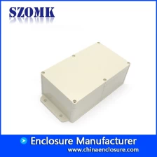 China 284 * 144 * 90mm good quality abs szomk enclosure plastic boxes electrical enclosure wall mounted plastic waterproof enclosure control box/AK10025-A1 manufacturer