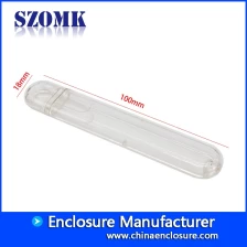 الصين 8x18x100mm High Quality ABS Plastic Junction Enclosure from SZOMK for usb/AK-N-50 الصانع