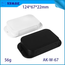 China ABS Plastic Flang Enclosure for Wireless Network Data Logger Project Case Wall Mounting Wifi Access Point Electronics Controller Housing  AK-W-67 manufacturer