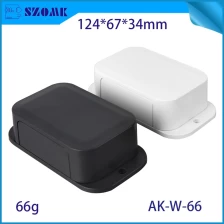 China ABS Plastic flens behuizing voor draadloze netwerk Data Logger Project Case Wandmontage WiFi Access Point Electronics Controller Housing AK-W-66 fabrikant