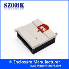 China din rail case for electronic  plastic enclosure manufacturers AK-DR-24 98*98*38mm manufacturer