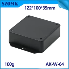 China ABS Plastic Wall Mount Black Project Box AK-W-64 manufacturer