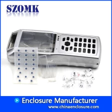 China handheld plastic enclosure with keypad szomk instrument plastic box AK-H-62 manufacturer