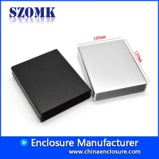 China Beautiful small extruded aluminum enclosure boxes for amplifier AK-C-C75 25*63*73mm manufacturer