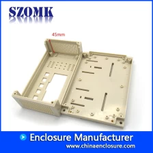 porcelana Fabricación de carcasa de riel DIN de plástico de fábrica de China de SZOMK AK-P-12a 155 * 110 * 60 mm fabricante