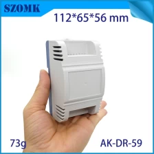 China China supplier ABS plastic din rail junction box and electrical enclosure AK-DR-59 manufacturer