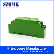 China plástico impressão gabinete amplificador gabinete calha DIN personalizado e silk-screen fabricante
