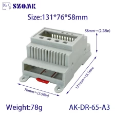 中国 DIN导轨项目盒电子设备AK-DR-65-A3 制造商