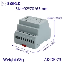 中国 DINレールプロジェクトボックスエレクトロニクスエンクロージャAK-DR-73 メーカー