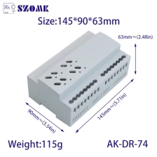 中国 DINレールプロジェクトボックスエレクトロニクスエンクロージャAK-DR-74 メーカー