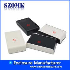 China Dustproof  small ABS Plastic Standard Enclosure SZOMK electronic junction box AK-S-01 80x50x19mm manufacturer