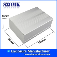 China Projeto de alumínio elétrico caixa de caixa caixa eletrônico diy instrumento caixa caixa C12 fabricante