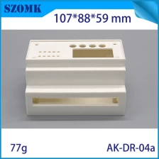 China Eletrônica din gabinete caixa de junção caixa de montagem na parede interruptor eletrônico caixa de plástico 107 * 88 * 59mm AK-DR-04A fabricante