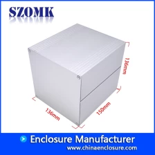 Chine Guangdong high quality 150X136X136 mm normal aluminum junction enclosure manufacture/AK-C-B89 fabricant